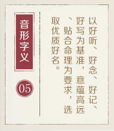 莆田起名流程五